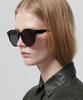 Seupeulingseuteulingseu Round Horn-Rimmed Sunglasses Page 82 [Black]