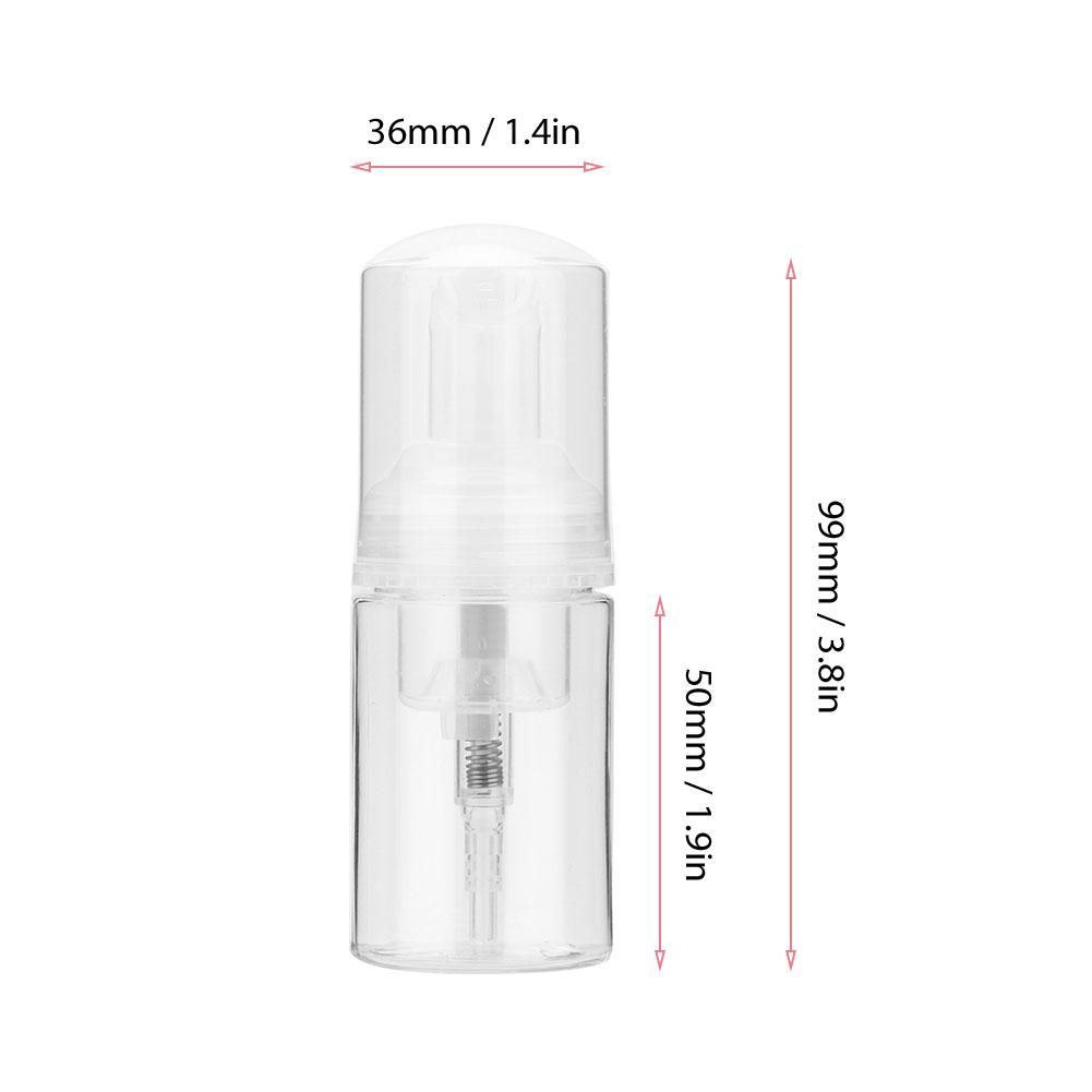Tragbare leere Mousse-Schaumflasche, nachfüllbarer Reisespenderbehälter