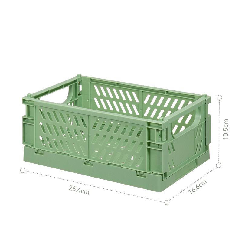 Geräumiger Faltbarer Schreibtisch-Aufbewahrungskorb - Kunststoff Hohles Design