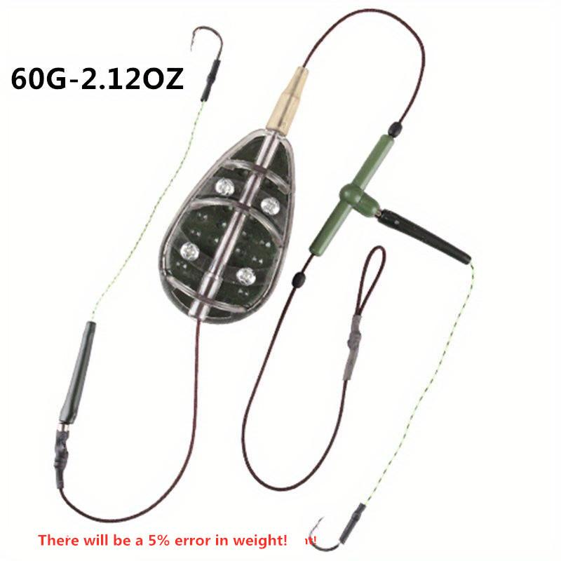 FTK European-Style Carp Fishing Hooks, Rig, Bait Cage, Feeder, Bait Dispenser, and Sinkers
