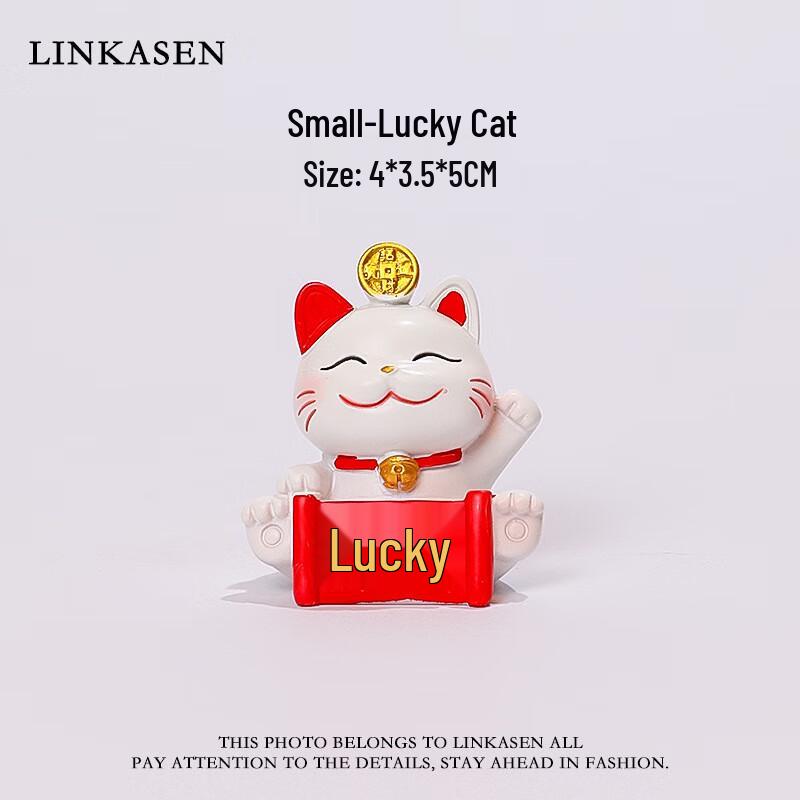 Maneki-neko Lucky Cat Desktop Ornament (3-Pack)