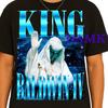 T-shirt Graphique Fan des années 90 Roi Baudouin IV Le Roi Lépreux, T-shirt Hommage à la Guerre Roi Baudouin 4, T-shirt Roi Baudouin IV, Cadeau pour Lui T-shirt Unisexe
