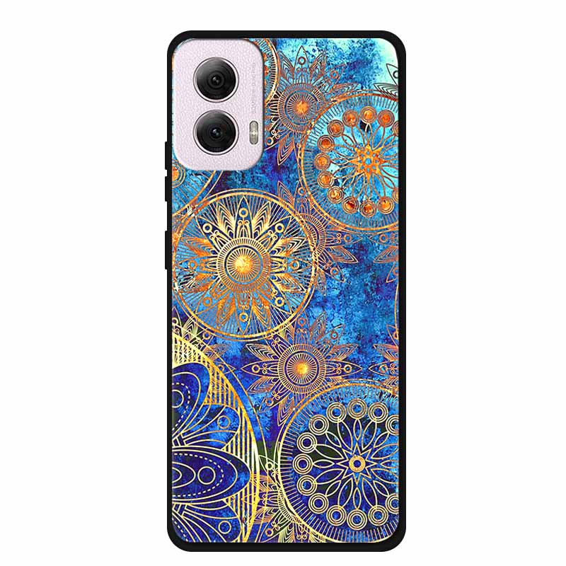 For Moto G Power 2024 Case TPU Animals Soft Silicone Phone Cases For Motorola G Power 2024 5G Wolf Protector Original Back Cover