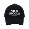 NICK&NICOLE ORIGINALS NICOLE BALL Cap_black White