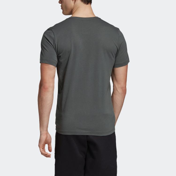 Adidas The Pack Q2 Gfx Logo Print Sports Short Sleeve T-Shirt Men Tops Ivy-Green DV3059