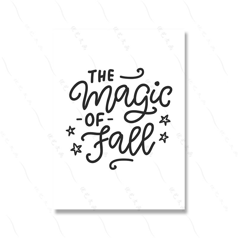 Halloween Pumpkin Black Cat Ghost Thriller Poster Print Fall Art Wall Abstract Skeleton Quote Canvas Painting Room Home Decor