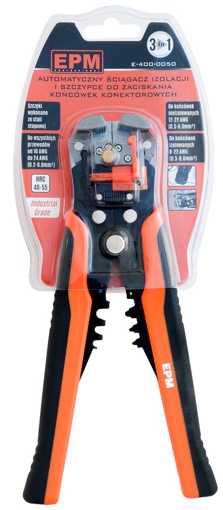 3-in-1 INDUSTRIAL GRADE MULTIFUNCTIONAL WIRE STRIPPER - E-400-0050