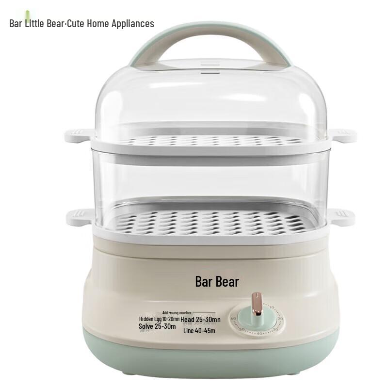 Bear 6L Double-Layer Electric Steamer with Timer CN plug (adapter included)