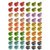 Set of 60 Glow in The Dark Mini Resin Frogs for Garden and Craft Decoration Luminous Additions for Outdoor Scenes