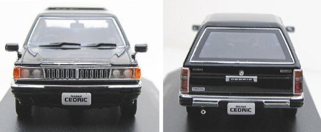 DISM Y30 Cedric Van Late Model Deluxe Black Finished Product 1/43 ['91]