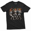 Funny Dancing Skeletons T Shirt Halloween Joke Humorous S