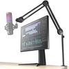 CACENCAN M04 Microphone Boom Arm Improved Extended Height Model.Microphone Arm, Stand for Condenser & Dynamic Microphones.2.5kg Capacity, Ad