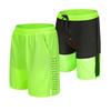 WOSAWE Mountain Bike Shorts Summer Men Cycling Shorts 2 in 1 MTB Shorts Padded Breathable Outdoor Riding Road Bike Short Trouser