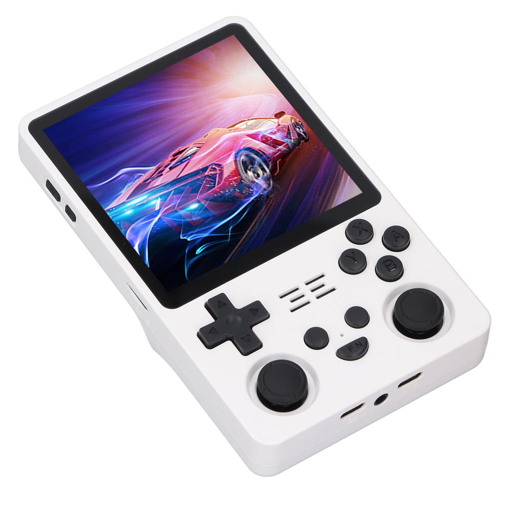 Handheld Retro-Spielkonsole 4-Zoll-IPS-Bildschirm Tragbare Videospielkonsole mit Dual-3D-Joysticks