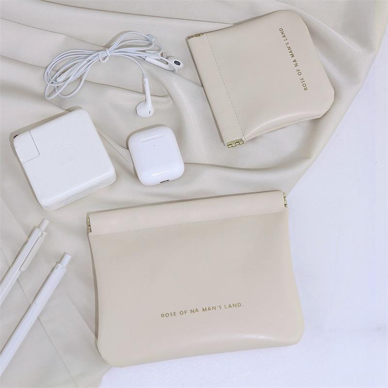 Data Cable Storage Bag Automatically Closes Wired Earphone Carry-on Bag Power Charger Port Red Envelope Portable Storage Bag