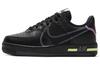 Air Force 1 Low React Negro Violeta Estrella Voltio Débil GS CD6960-001