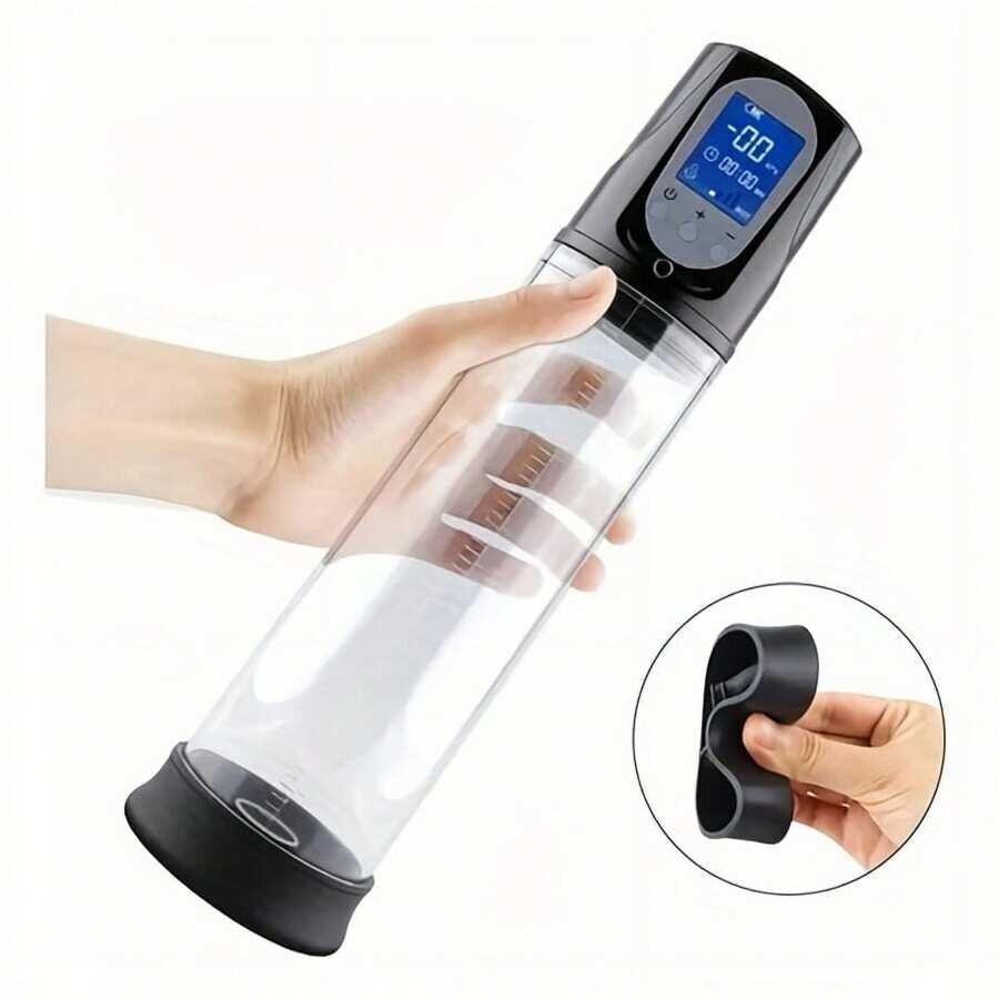 1 PCS Electric Penis Pump Enlargement Vacuum Pump Automatic Penis Enlargement Extension Pump Masturbation Penis Mens Sex Toy 18+