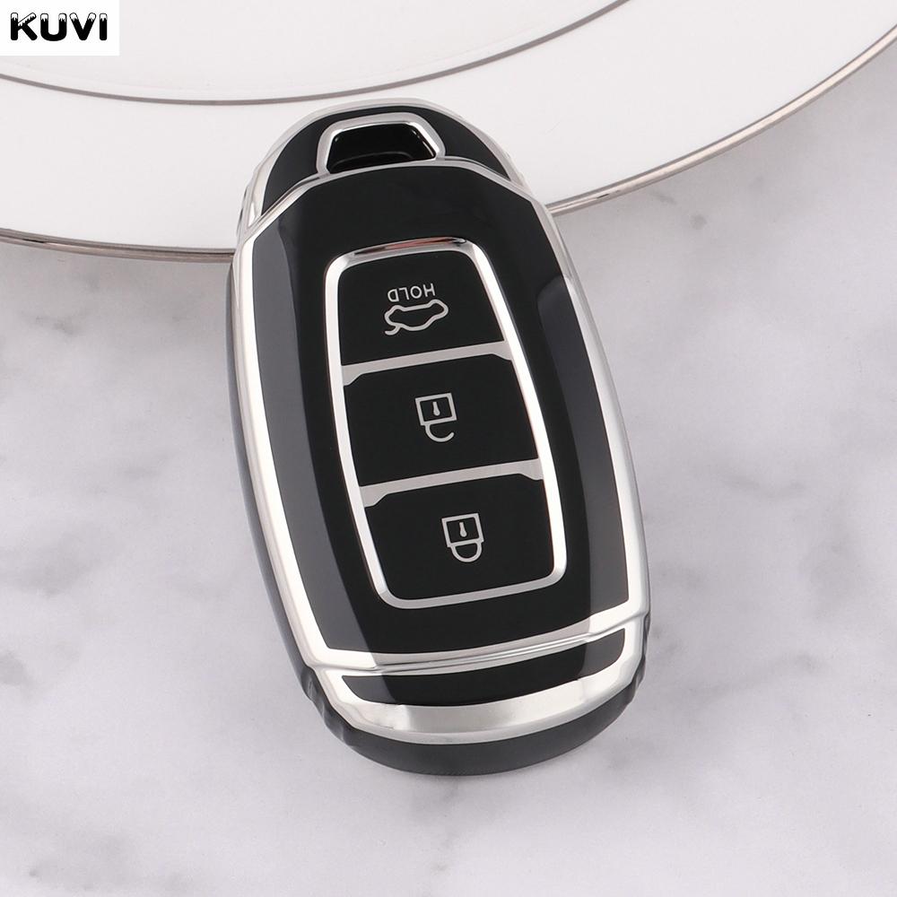 3 4 Buttons Tpu Car Key Cover Case Shell Fob For Hyundai I30 Ix35 Kona Encino Solaris Azera Grandeur Ig Accent Santa Fe Palisade