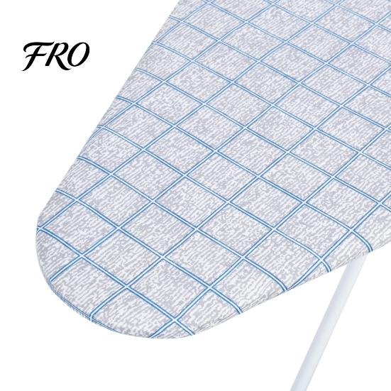 Home Folding Tabletop Ironing Board Board, Full-Size Foldable Household Extended Desktop Outside with Heat-Resistant Cover (42 inch, Blue Plaid