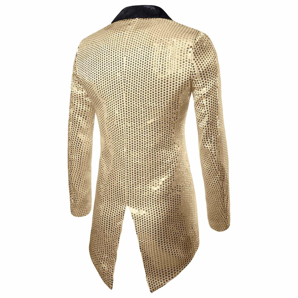 Fashion Charm Men's Casual One Button Fit Suit  Coat Jacket Party Tuxedo