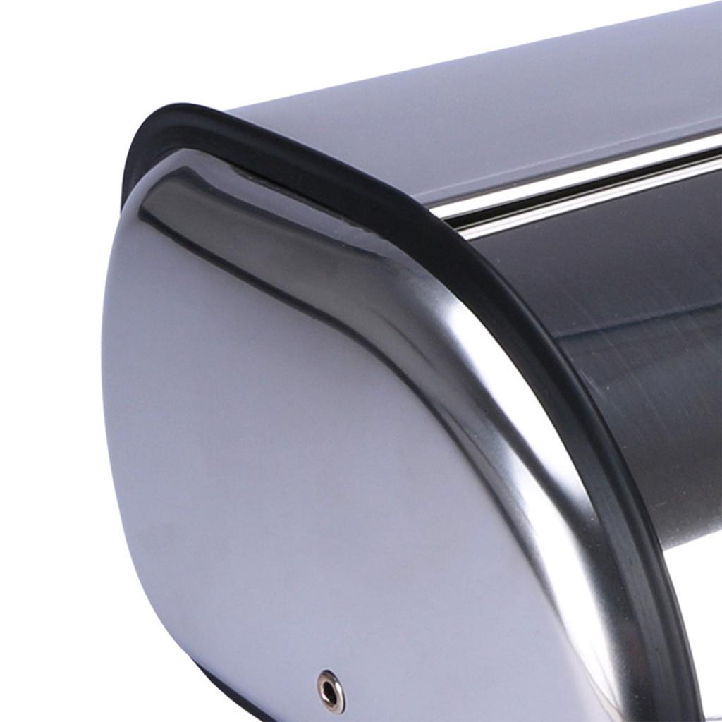 Stainless Steel Bread Box Metal Nut Snacks Metal Kitchen Dessert Cake Cupcake