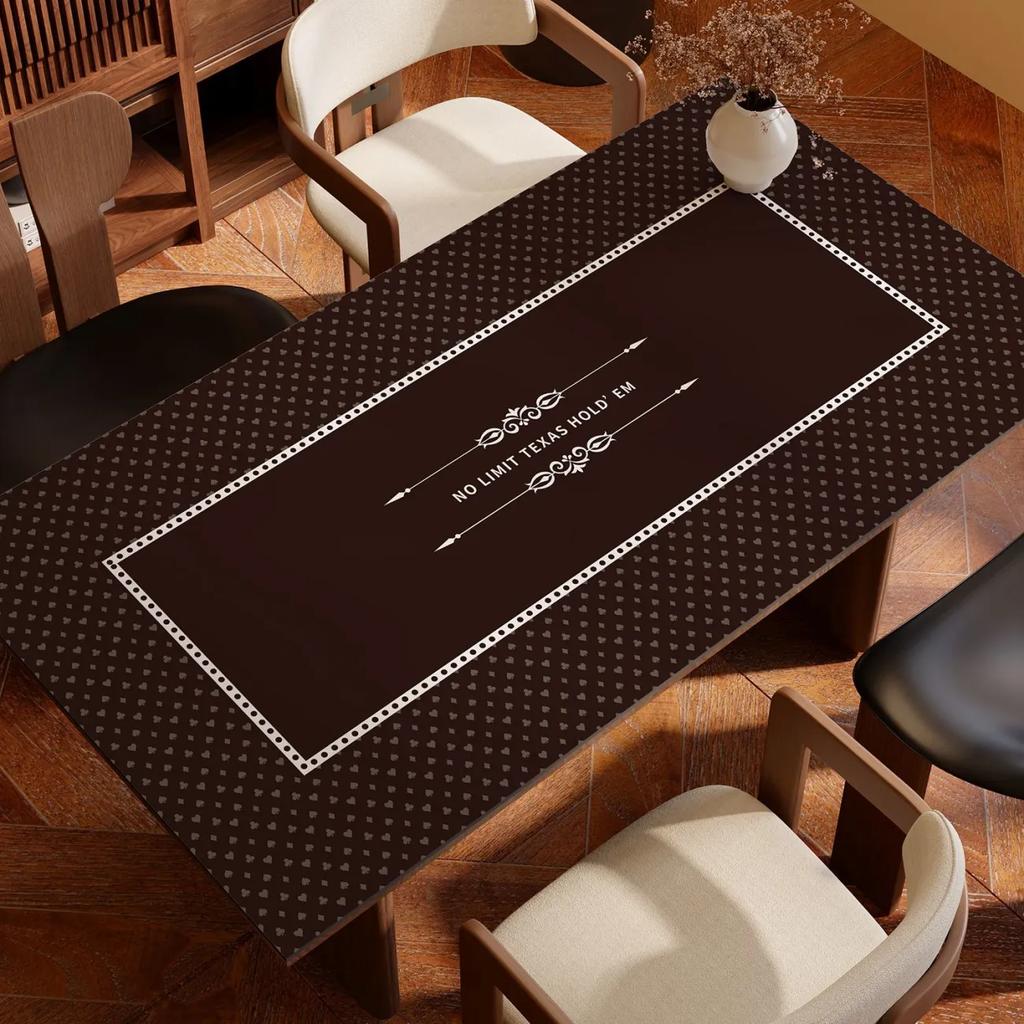 Rubber Desk Pad Protector Professional Poker Gaming Board Gamemouse Pad Office Desk Mat Waterproof Nonslip Pu Desk Blotter Pa