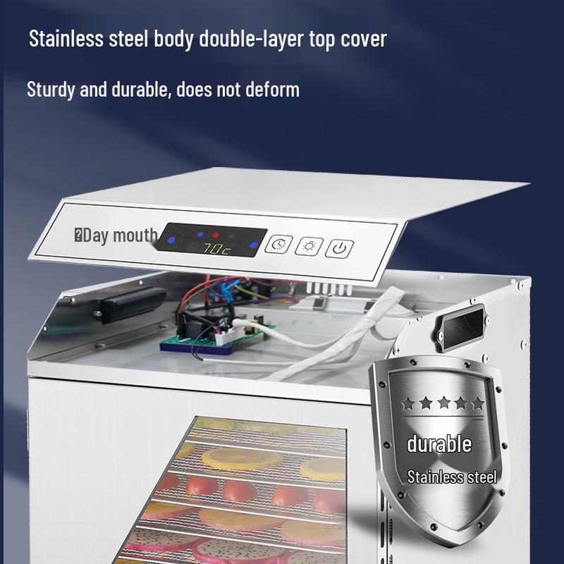 Compact Multi-Functional Food Dehydrator for Fruits, Vegetables, Pet Snacks, and Meats