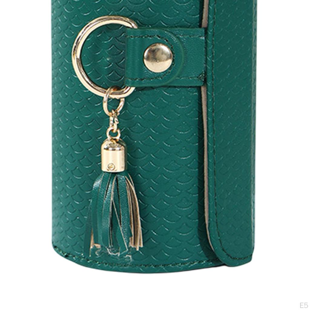 Jewelry Box for Women Holder Pouch with Tassel Multifunction Organizer Necklace