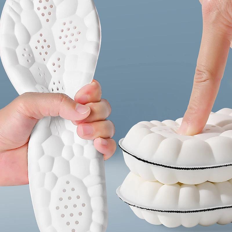 Latex Sport Einlegesohlen Weiche Hohe Elastizität Schuheinlagen Orthopädisch Atmungsaktiv Deodorant Stoßdämpfung Kissen Fußgewölbestütze Einlegesohle