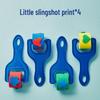 Kid's Sponge Stamp Ink Pad and Roller Set for Painting and Drawing
