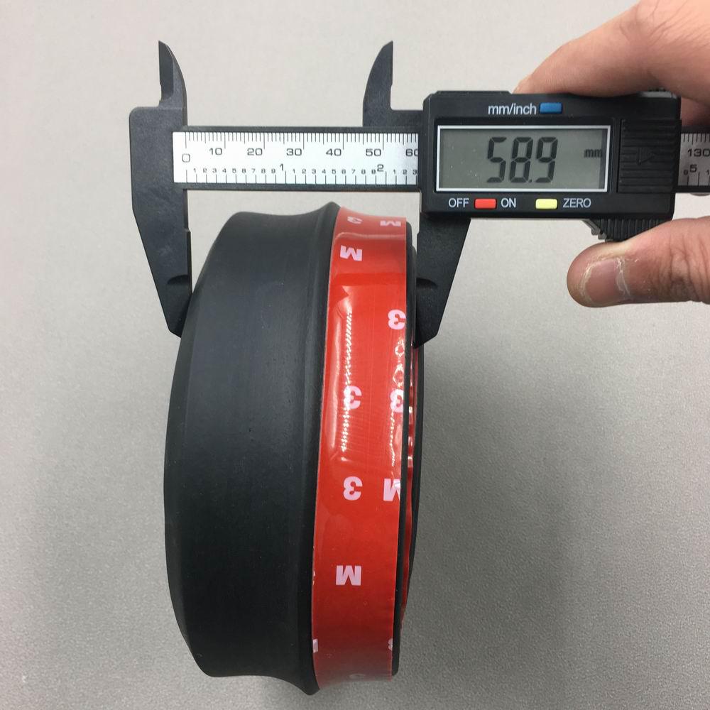 2.5 Meters Car Front Bumper Lip Splitter Skirt Protection TPVC Sticker  Scratch