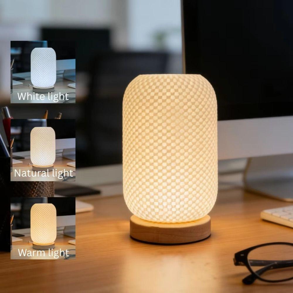 USB Wired Control Desk Lamp LED Night Light Art Decoration Reading Lamp Dormitory