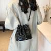 Trendy Womens Summer Pu Bucket Bag Fashionable Casual Crossbody Handbag