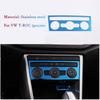 For Volkswagen VW T-Roc T ROC 2017-2022 Air Condition Switch Cover Decorative Frame Car Interior Stainless steel Accessories