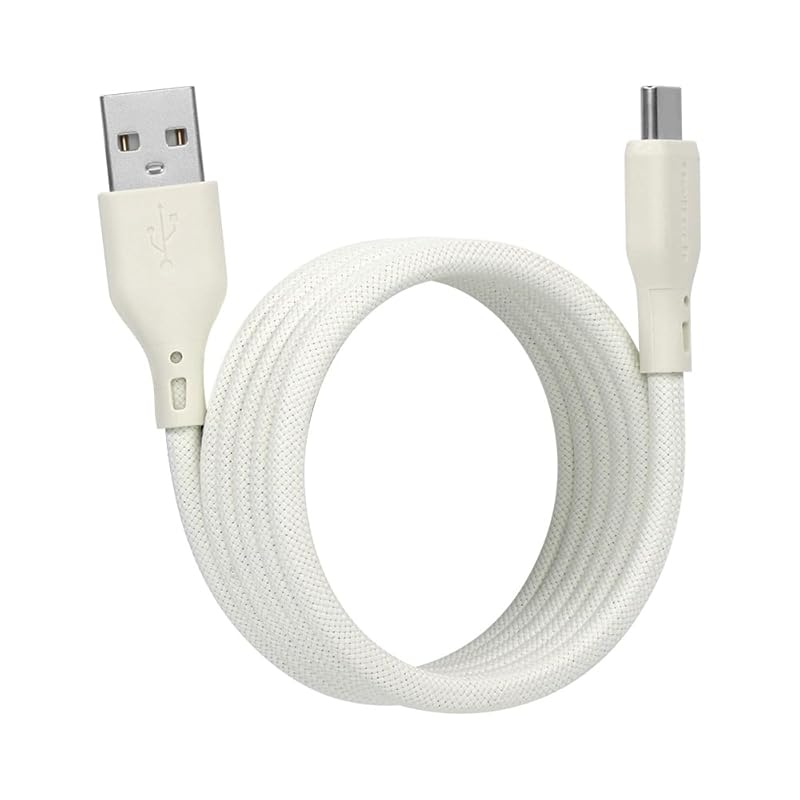 

Owltech Type-C cable 1m magnet cable [Quick charging/3A/data transfer/480Mbps] Organized by magnetic force USB-A USB-C Type-A to Kinari
