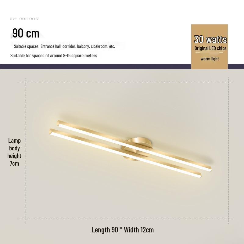 Modern Minimalist LED Hallway & Corridor Ceiling Light