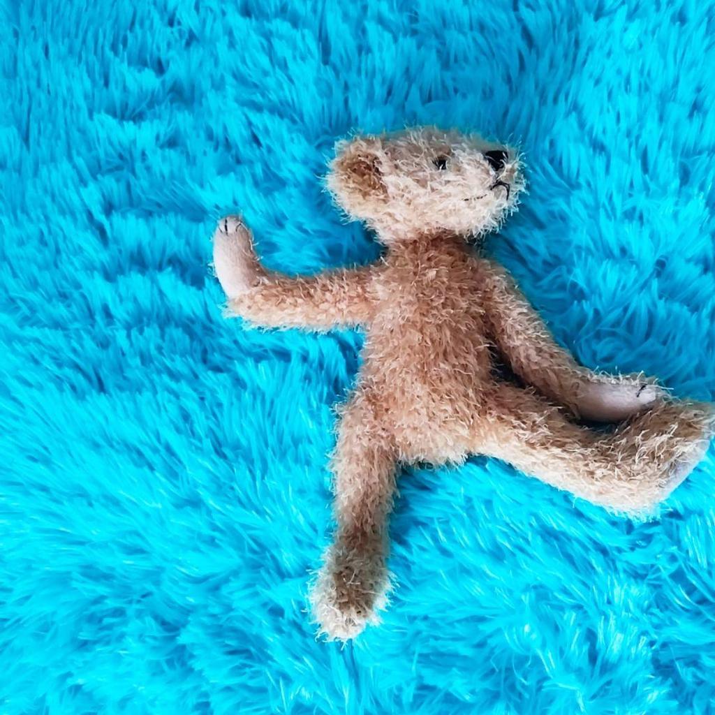 [USED] Retro Teddy Bear Plush Toy (no Tag)