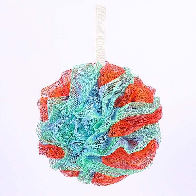 Colorful Soft Bath Shower Ball - No Shedding, Lathering Back Scrubber, Multi-Color Option Available