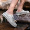 New Solid Color Simple And Comfortable Hole Shoes Summer Hollow Breathable Casual Shoes Outdoor Daily Commuting Non Slip Sandals