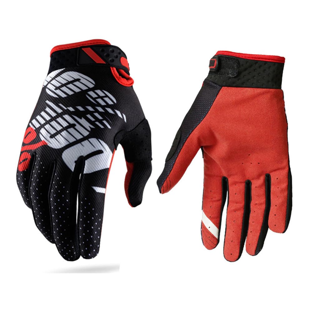 SEKIDAR Motorcycle Full Finger Cycling Racing Summer Impact Unisex Gloves, Gloves, Gloves, Off-Road Gloves, Anti-Slip, Use, Resistant, Breathable,