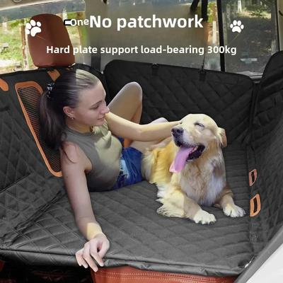 Car Back Seat Cover Large Dog Travel Protective Cover Bearing 100kg Durable Mat for Cars Truck SUV Waterproof Pet Protection Mat