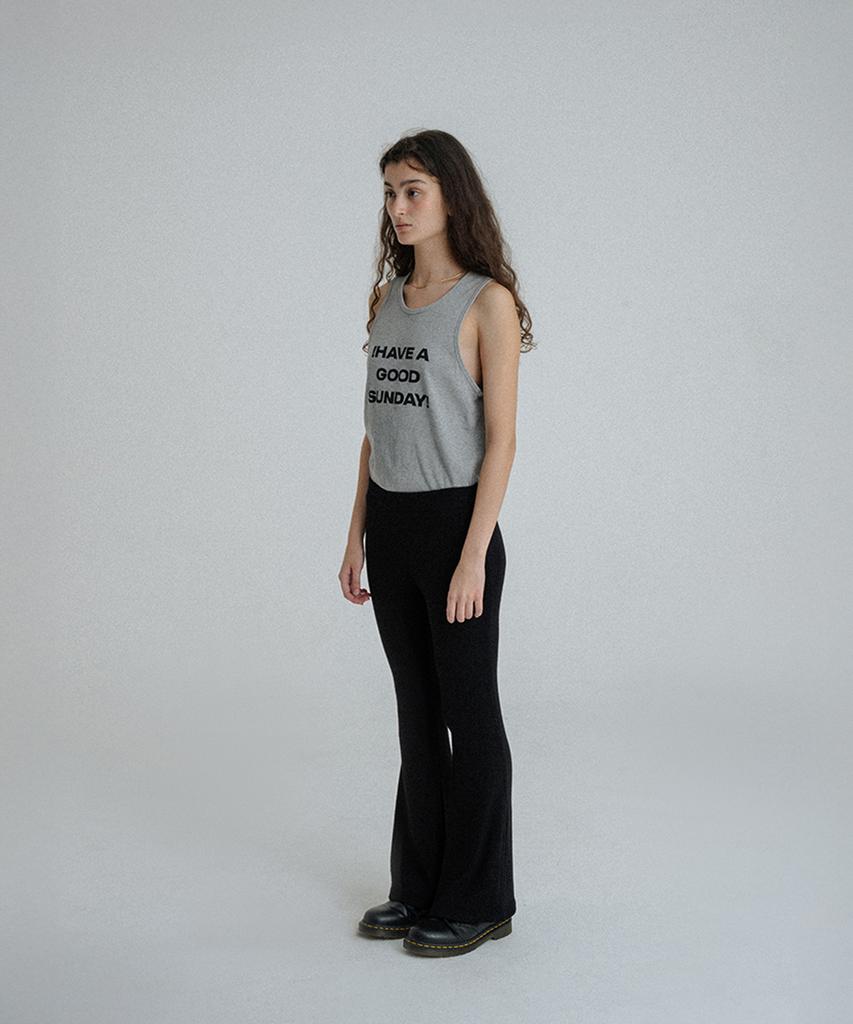 SUNDAY FRUIT MARKET Sun Flare Pant Wrap Set Black