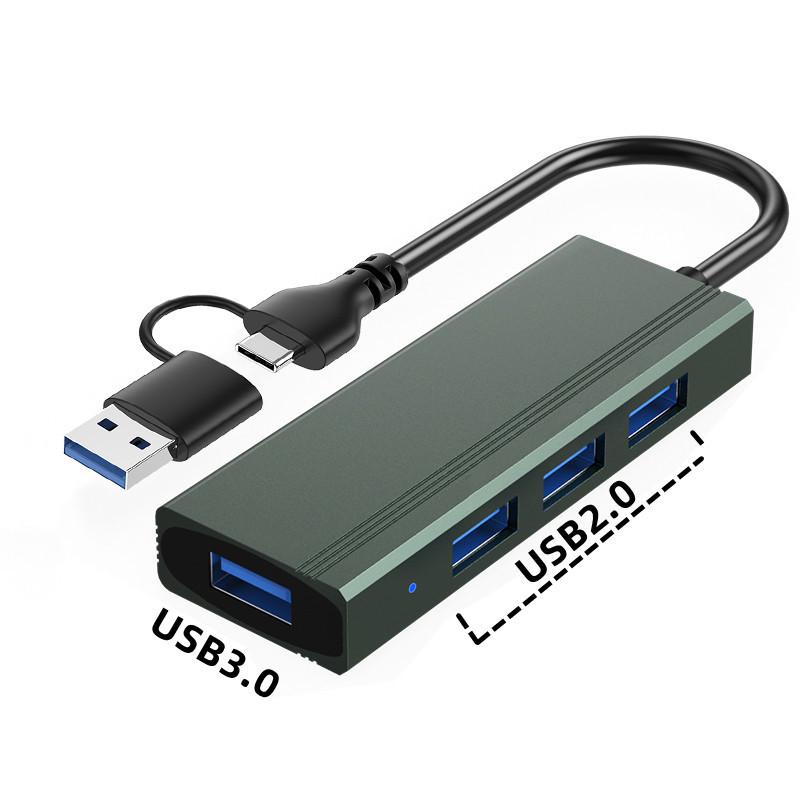 Высокоскоростной USB-хаб USB-C на 4 порта USB 3.0 для ноутбуков Mac