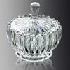 European Style Crystal Glass Sugar Bowl - Light Luxury Candy & Dried Fruit Storage Jar for Weddings