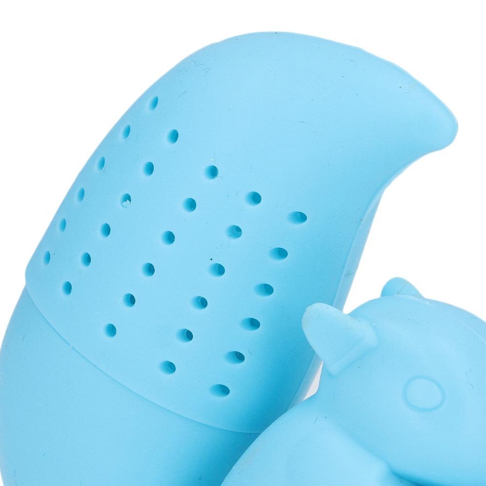Squirrel Shape Squirrel Tea Infuser Food Grade Silicone Tea Strainer  Tea Brewing синий