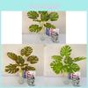 Artificial Green Plant Home Decor With Soft Silicone Leaves For Wedding And Photography Props