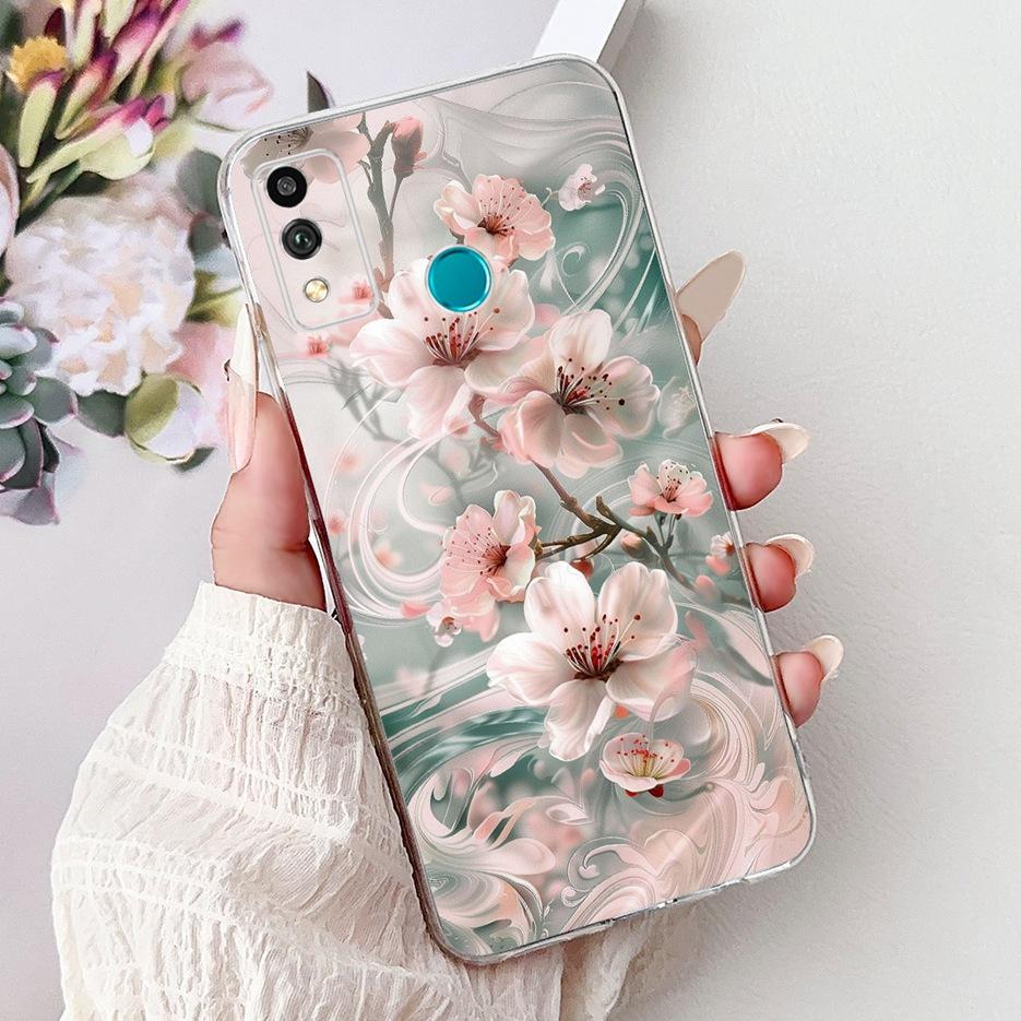 For Honor 9X Lite Case JSN-L21 JSN-L22 Cute Love Heart Painted Cover Soft Silicone Case For Honor 10X Lite DNN-LX9 10XLite Shell