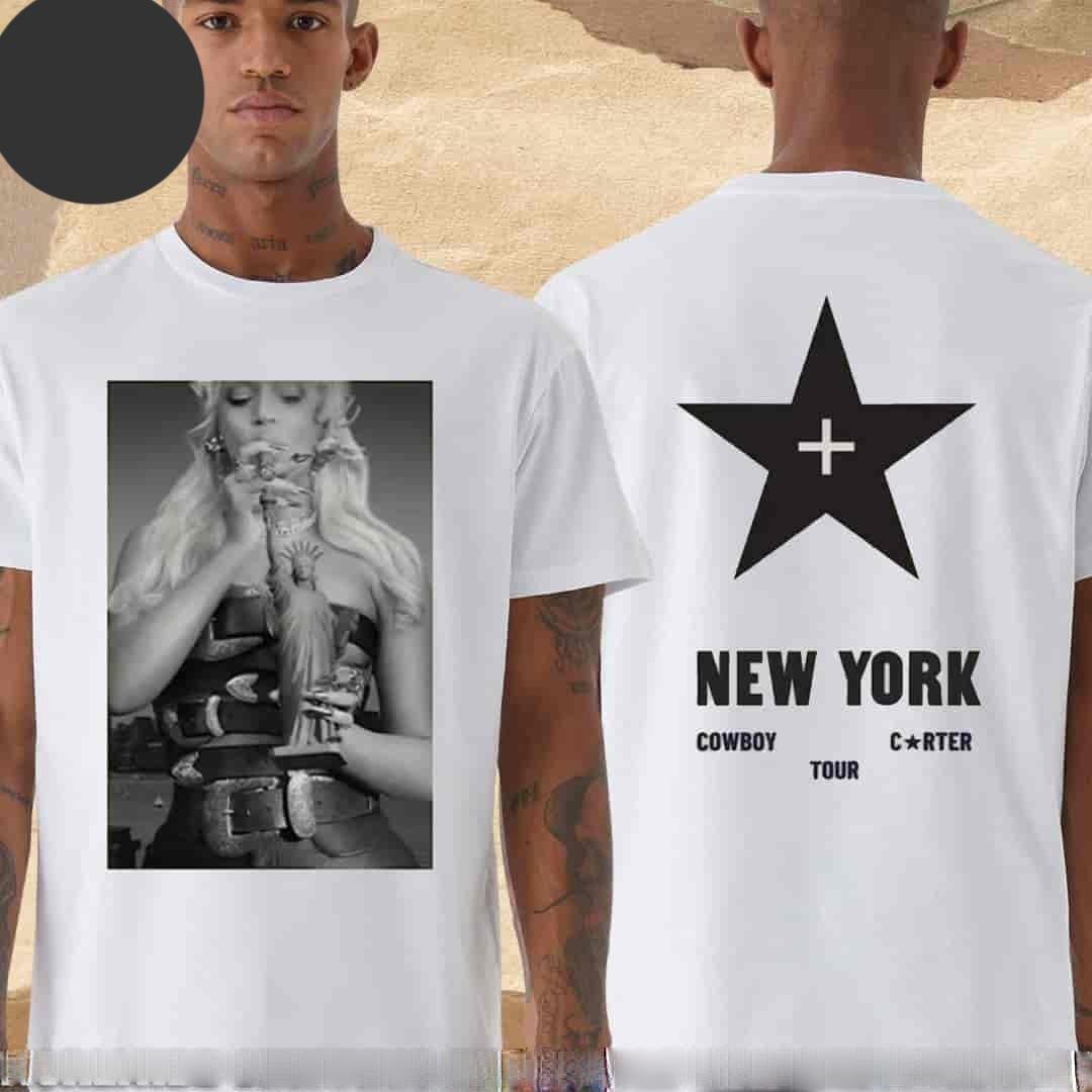 Beyonce Cowboy Carter Tour Shirt CCT New York 2026 Tee Exclusive At Metli.fe S
