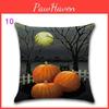 Luxuriöser Happy Halloween Kissenbezug aus Leinenmischung für Sofa und Taillenkomfort