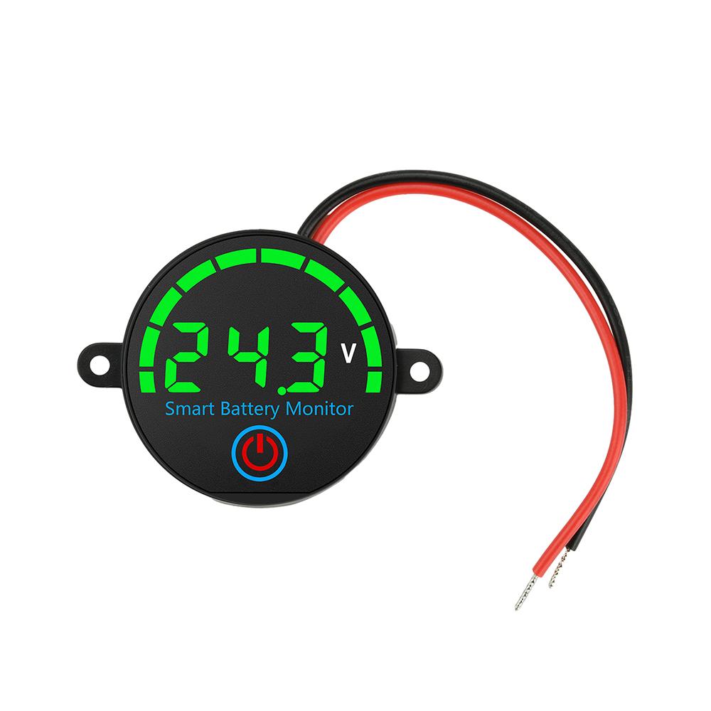 DC 7-55V Battery Level Indicator with Screw Holes Voltage/Charge Monitor Level Indicator Voltage Battery Charging Tester